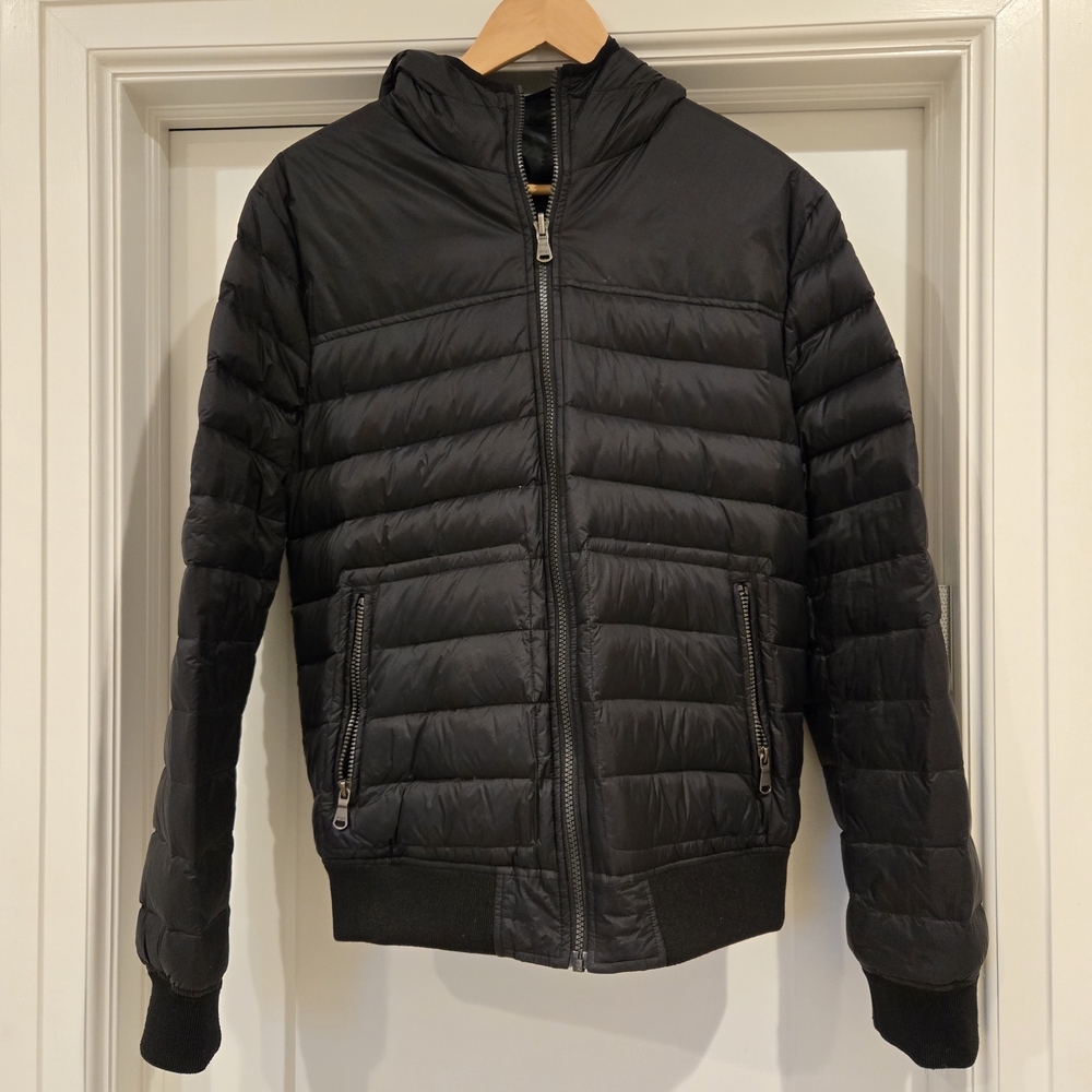 Pajar Men's NEW Charcoal Puffer Jacket. Double Sided. Like New
